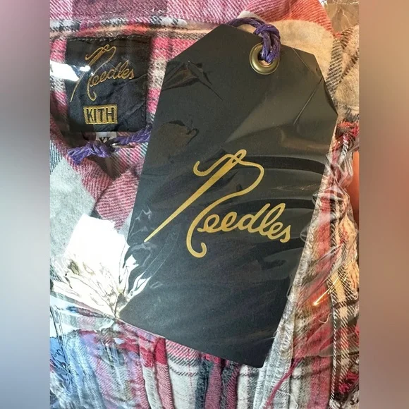 KITH for Needles Ribbon Cuts Flannel Shirt - Picture 3 of 7